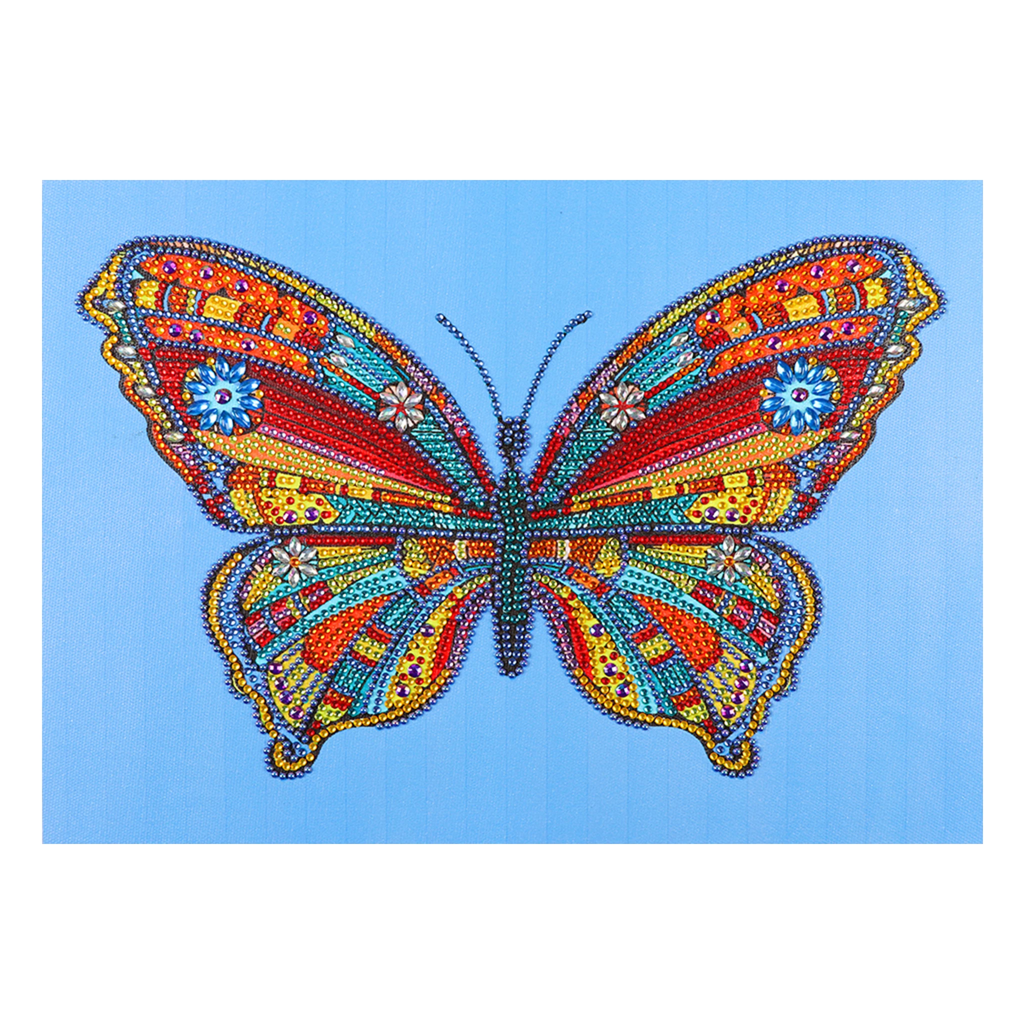 

DIY 5D Diamond Painting Crystal Rhinestone Diamond Painting Kit Butterfly Partial Shaped Diamond Decoration Gift Hanging Picture