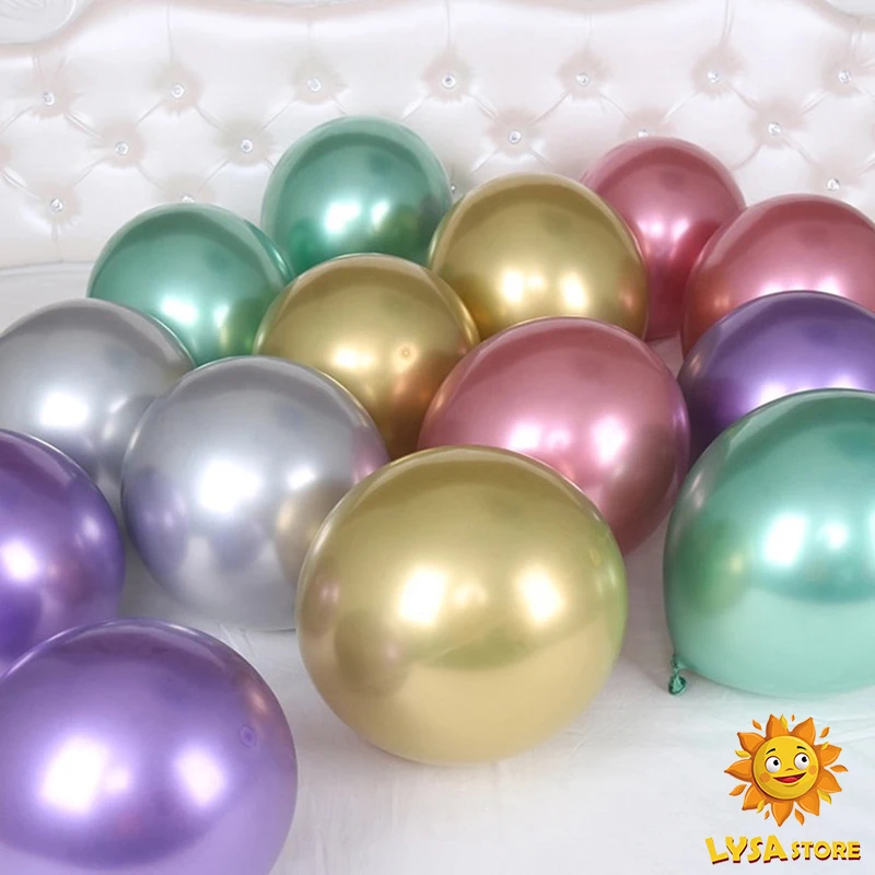 5/10/12/18 дюймовое металлическое Baby Shower вечерние свадебные декоративный латексный
