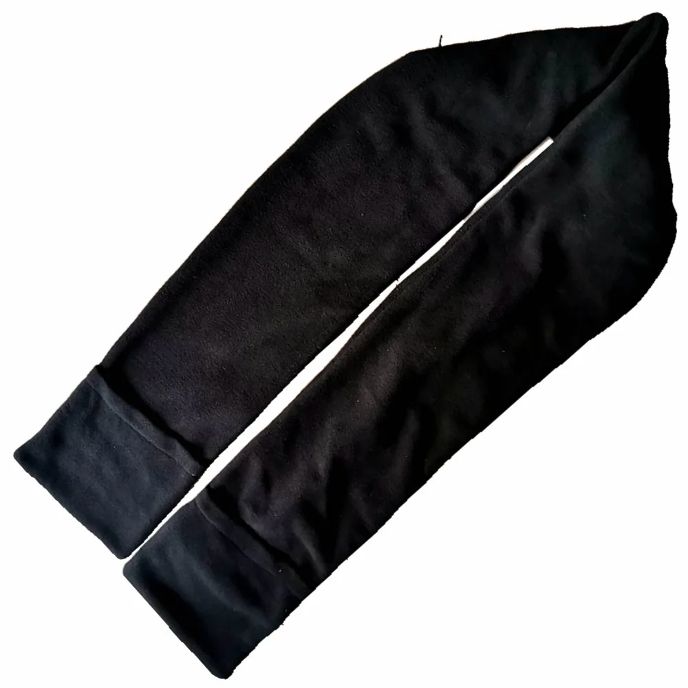 USB heating solid color scarves for men and women  simple and casual  black shawl lengthened twill shawl fleece warm scarf