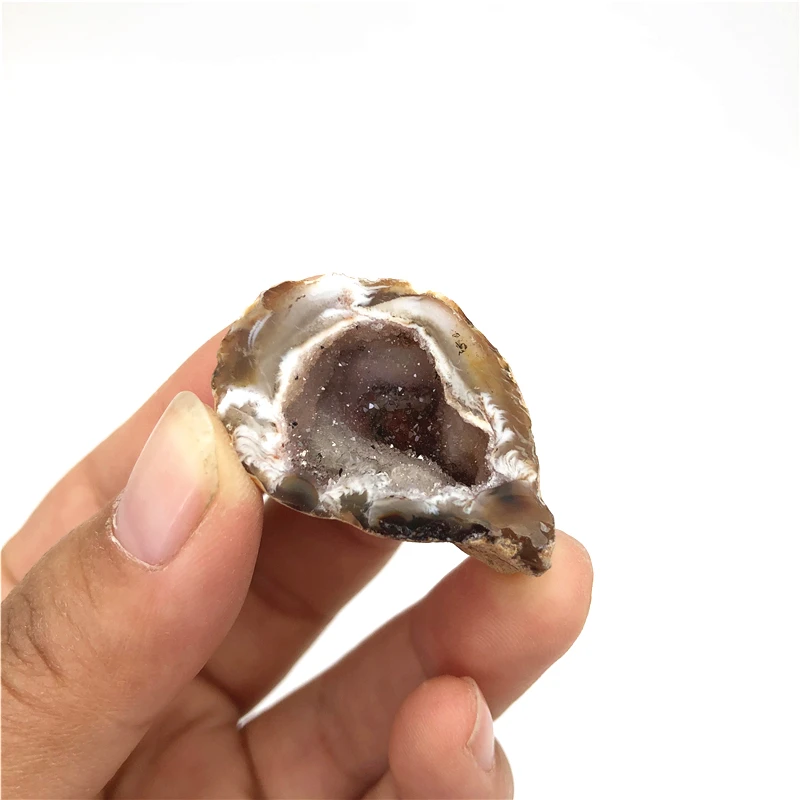 1 шт. натуральный агат Geode Slice Drusy Druse кварцевый кристалл кластер минералы Рейки