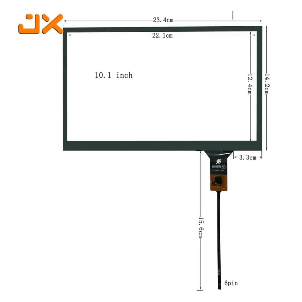 10 1 дюймовая универсальная емкостная сенсорная панель сенсорного экрана