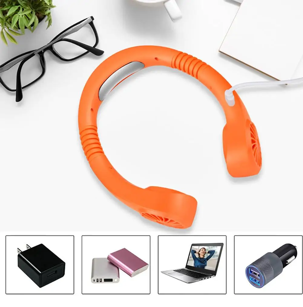 

Переносной USB Регулируемый воздушный кулер, спортивный охлаждающий подвесной шейный вентилятор, воздушный кулер, спортивный охлаждающий п...