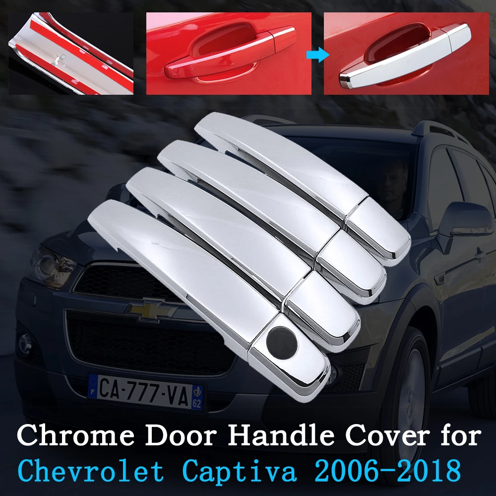 Хромированная накладка на дверную ручку автомобиля для Chevrolet Holden Captiva Daewoo Winstorm Opel