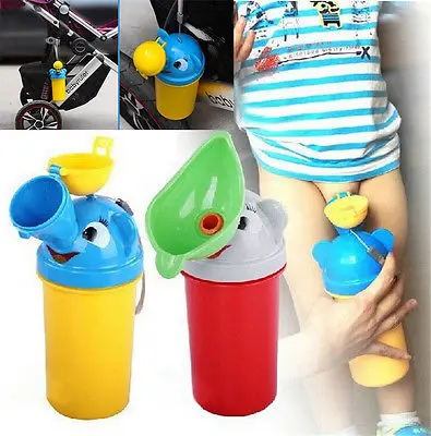 

Urinal car Portable Convenient Travel Cute Baby Urinal Kids Potty Boys Girls Car Toilet Vehicular Urinal Traveling urination