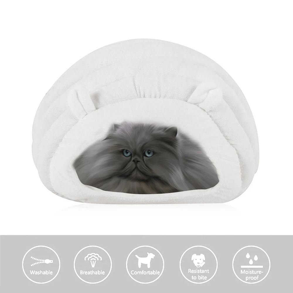 Щенок домашнее животное кот собака мягкое теплое гнездо питомник кровать пещера