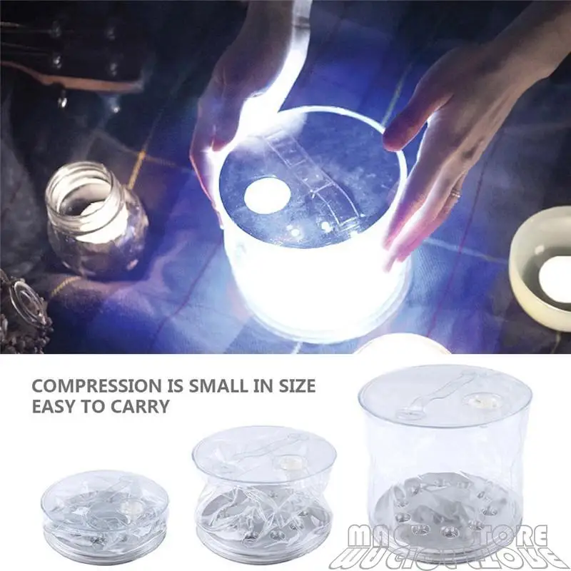 Надувная палатка на солнечной энергии светильник-лампа 10 светодиодов фонарь для