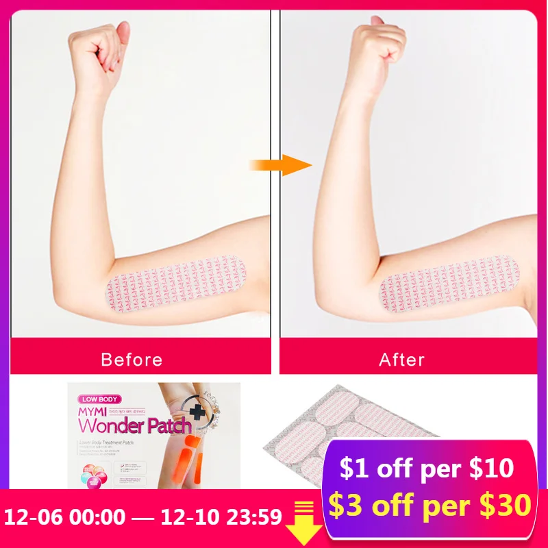 

54pcs патчи для похудения Mymi Slimming Wonder Legs Arm Slim Patch Weight Loss Fat Burning Anti Cellulite Lose Weight Patches