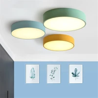 ultra thin 8cm modern led ceiling lamp macaron living room lighting bedroom kitchen surface surface mounted ceiling lamp
