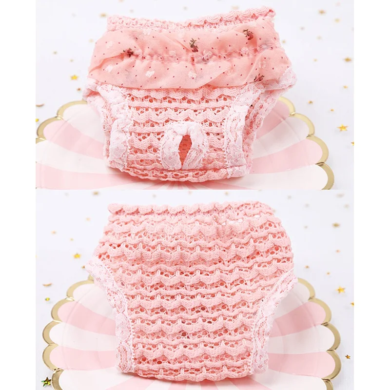 Pet Dog Physiological Sanitary Pants Washable Female Diaper Reusable Dogs Shorts | Дом и сад