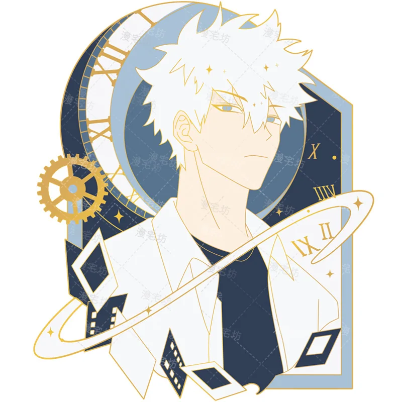 

Anime Shiguang Daili Ren Cheng Xiaoshi Lu Guang Badge Souvenir Button Brooch Pin Medal Decorate Metal Costume Medal Xmas Gifts