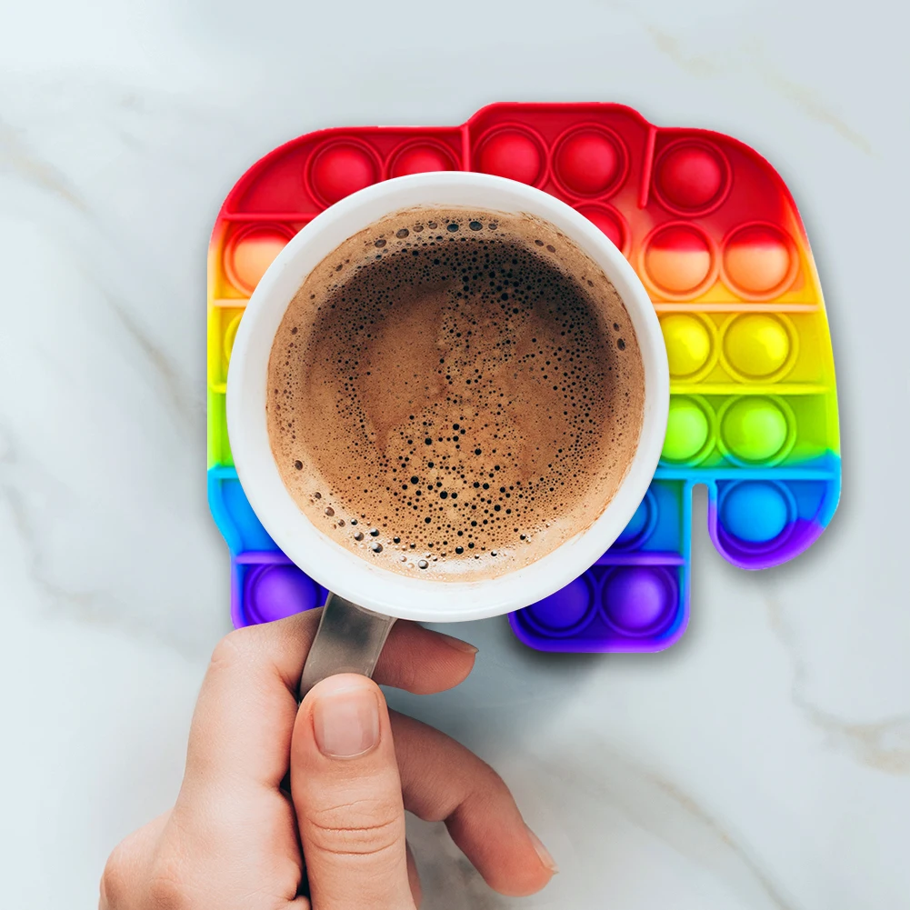 

Push Bubble Sensory Fidget Toy Silicone Relief Anxity Autism Special Needs Decompression Focus Training Toy for Kids Adult