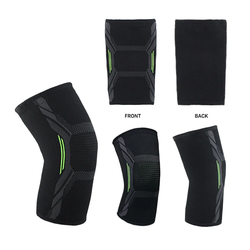

2pcs Sports Knee Brace Elastic Compression Non-slip Fitness Running Cycling Knee Pad XR-Hot
