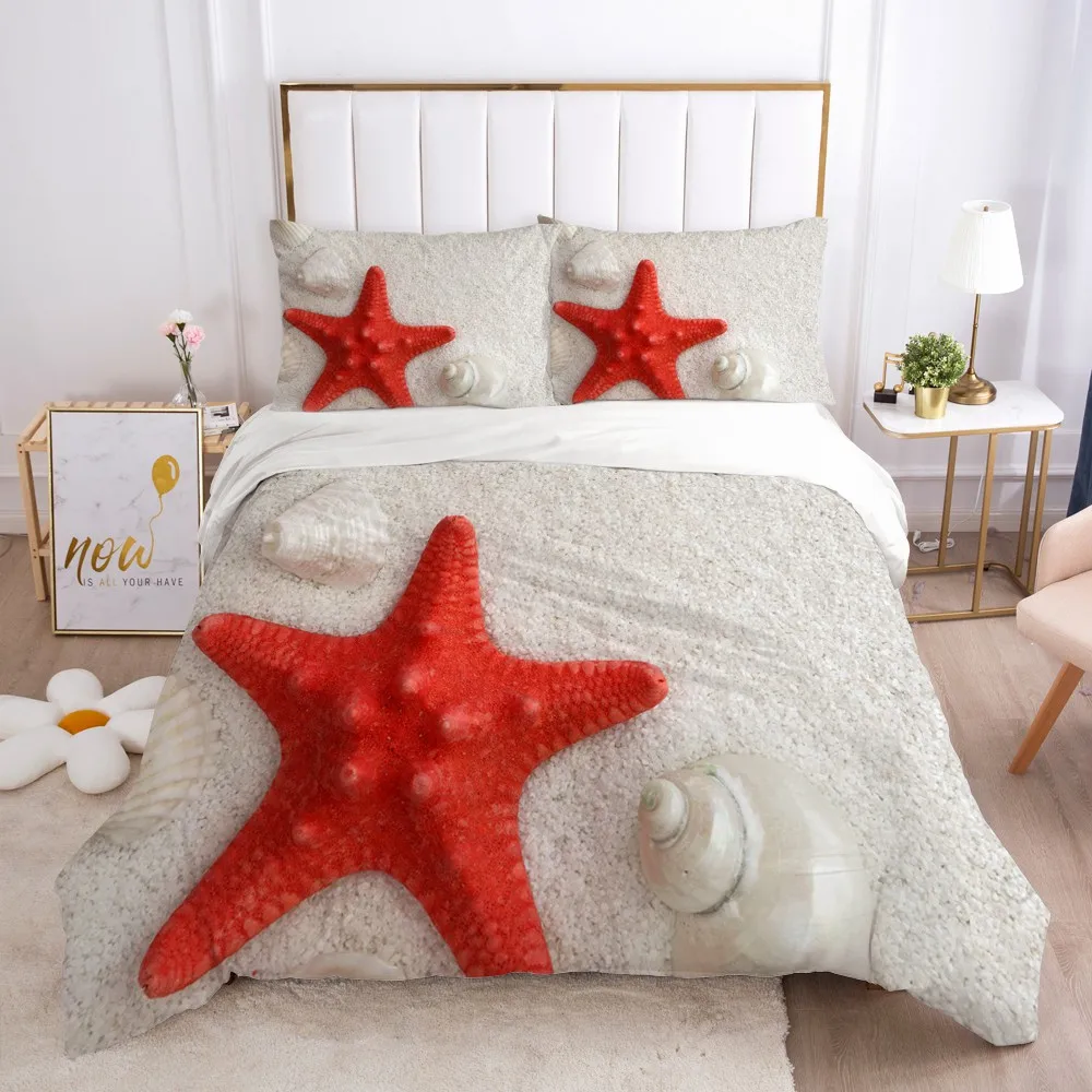 

3D Duvet Cover Set Ocean Blue Rudder Design Bedding Sets Comforter Cases Pillow Covers Double Single Full Twin Size Bedclothes