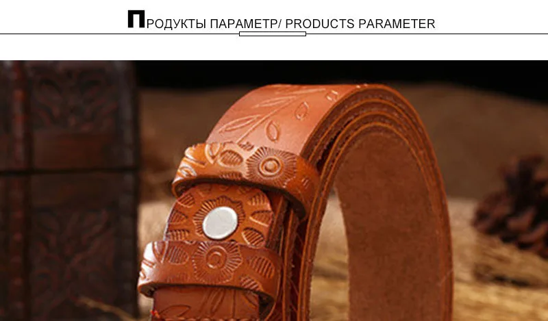 AKTRIS Производитель женский пряжки с булавкой металлическая украшенная орнаментом винтажные ремни цветочный узор дизайн Для женщин коровья кожа 2,8 см FCO122