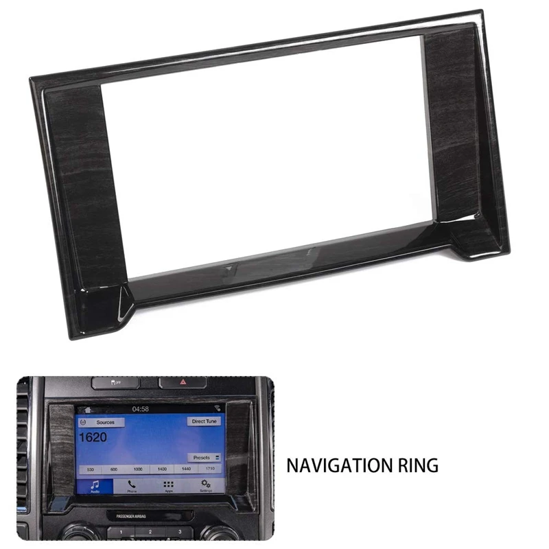 Car Dashboard Navigation GPS Trim Cover & Central Console Air Conditioning Switch Panel CD Media Audio Volume Adjust Pa | Автомобили и