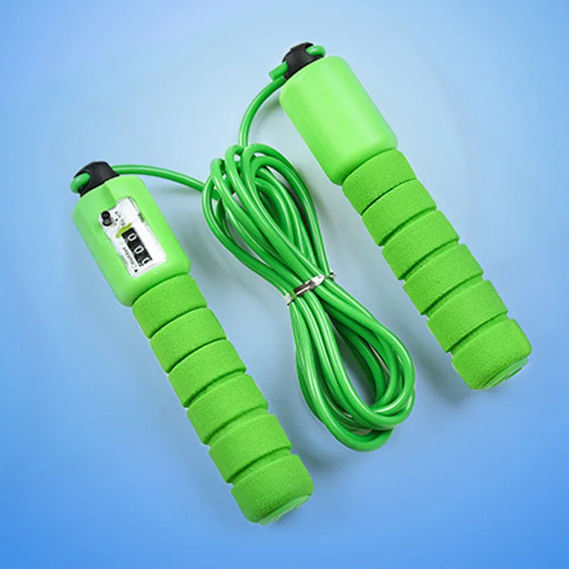 

Jump Ropes with Counter Sports Fitness Adjustable Fast Speed Counting Jump Skip Rope Skipping Wire PUZ777