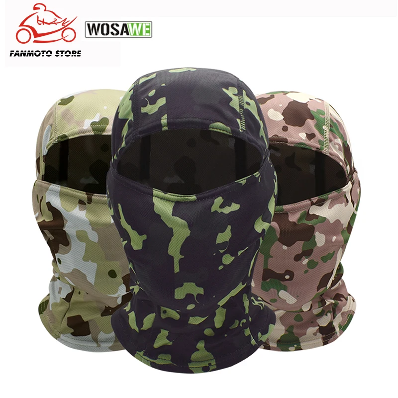 Камуфляжная Балаклава WOSAWE маска на все лицо для езды мотоцикле охоты армии