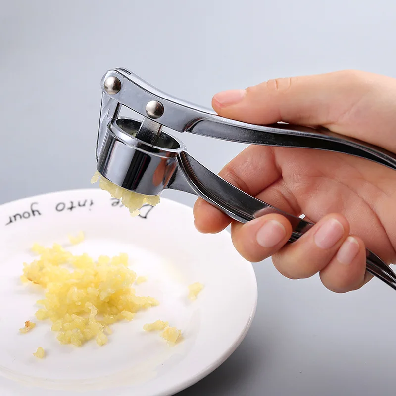 Кухня нержавеющая сталь Чеснок Прессер дробилка для домашнего приготовления