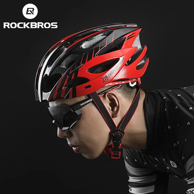 

ROCKBROS Integrally-Molded Electric Bicycle Helmet Men Women Shockproof Cycling Helmet With Brim MTB Road Bike Helmet 28 Vents