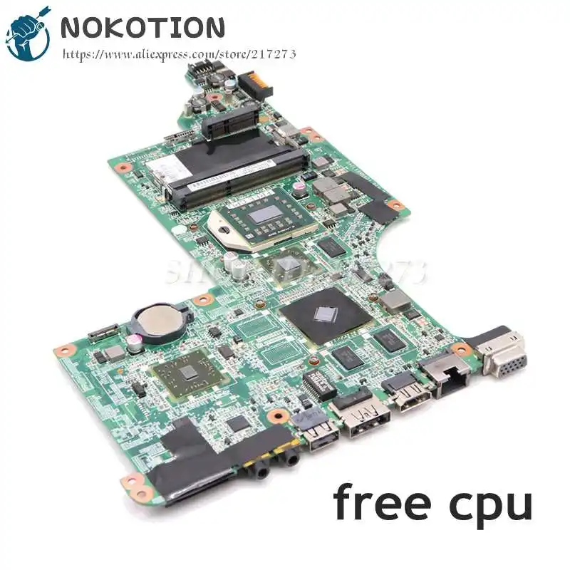 

NOKOTION 595133-001 For HP Pavilion DV6-3000 Laptop Motherboard DA0LX8MB6D1 Socket S1 512MB GPU Free cpu