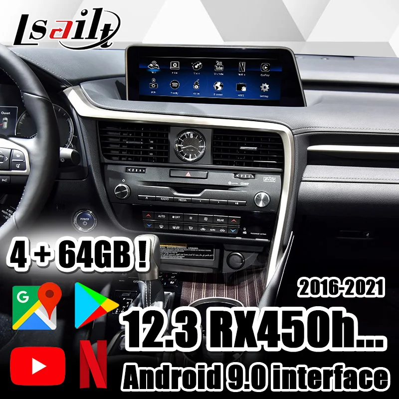 4 ГБ PX6 CarPlay/Android мультимедийный видеоинтерфейс для Lexus RX450h RX350 RX300 2016-2020 с Android авто