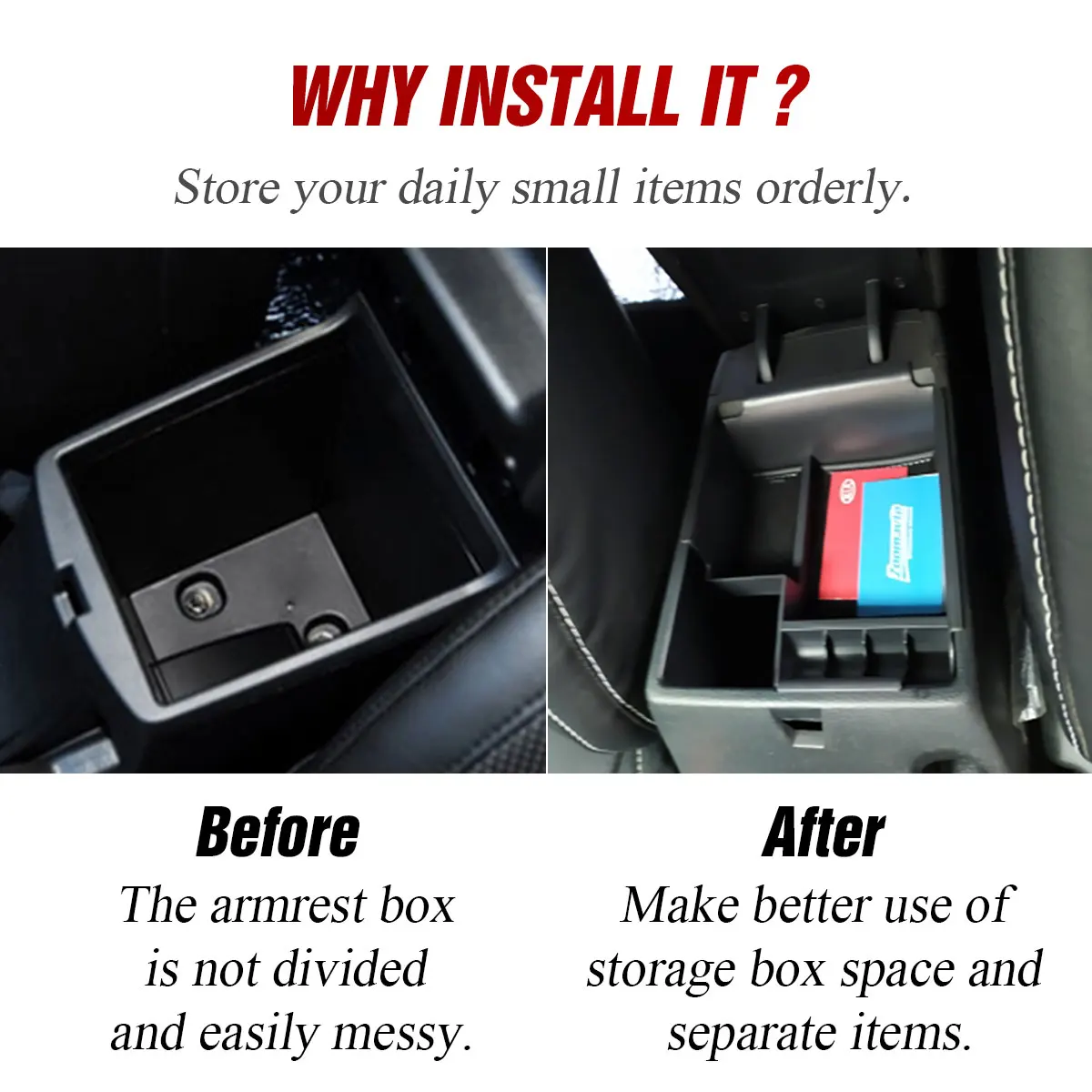 Центральный автомобильный подлокотник для хранения коробка Авто Органайзер