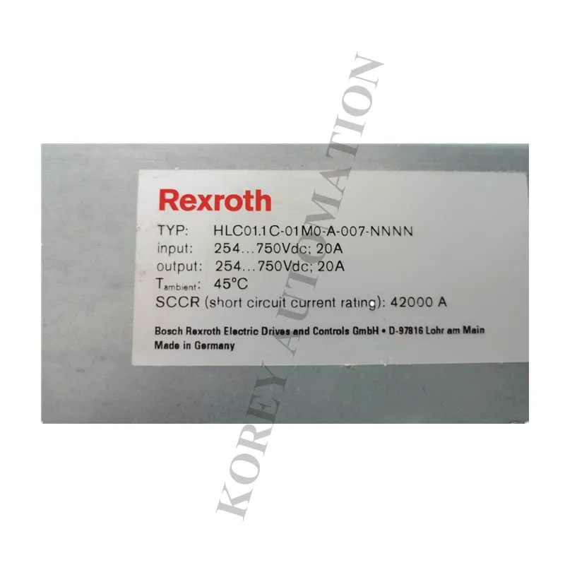 

In Stock Rexroth Power Supply HLC01.1C-01M0-A-007-NNNN