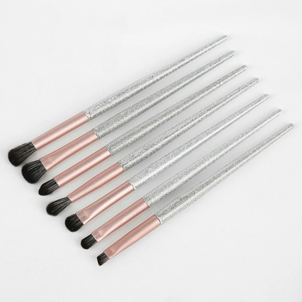 

Private Label Custom Bulk Makeup Frosted Eyeshadow Brush Set Free Shipping