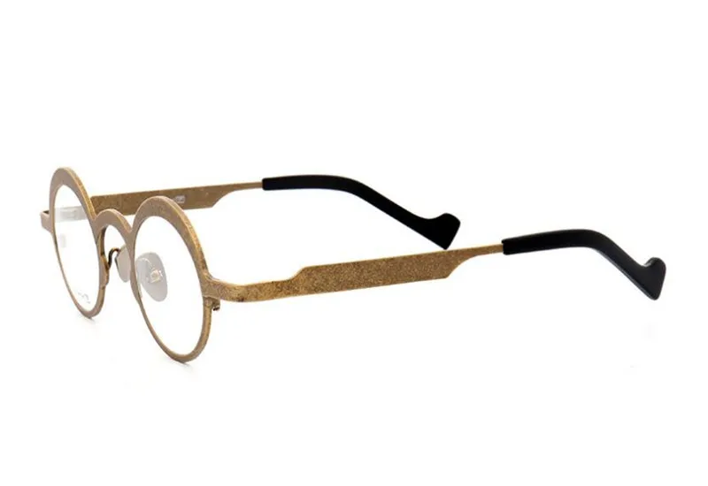

Retro B-Titanium Round Glasses Frame Men Prescription Lens Optical Eyewear High Quality Anti-fatigue Reading Eyeglasses Women