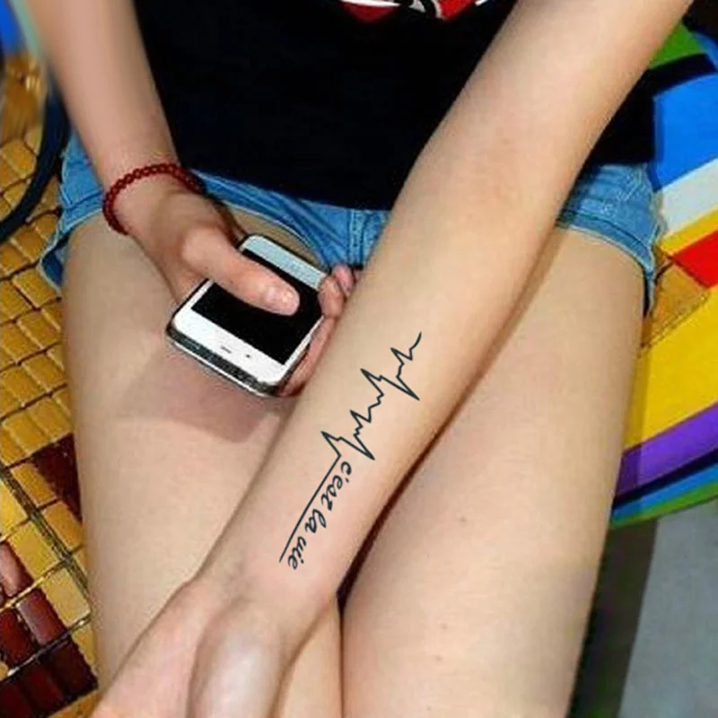 

Hot Temporary Tattoo Sticker for Men Women Waterproof Removable Body Art Stickers EY669