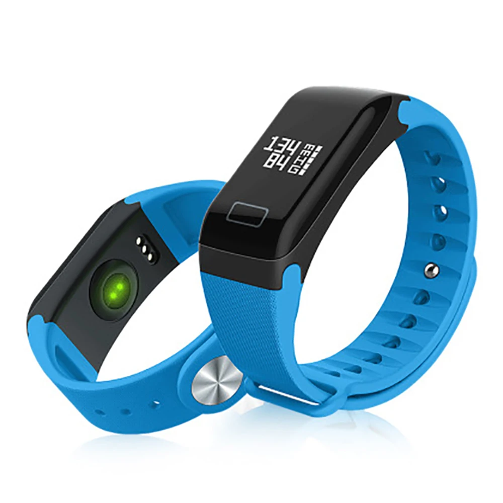 Смарт часы с измерением кровяного давления пульсометр F1 смарт браслет