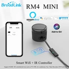 Универсальный умный мини-пульт дистанционного управления Broadlink RM4, переключатель HTS2, датчик температуры и влажности, поддержка Alexa Voice Inteligente