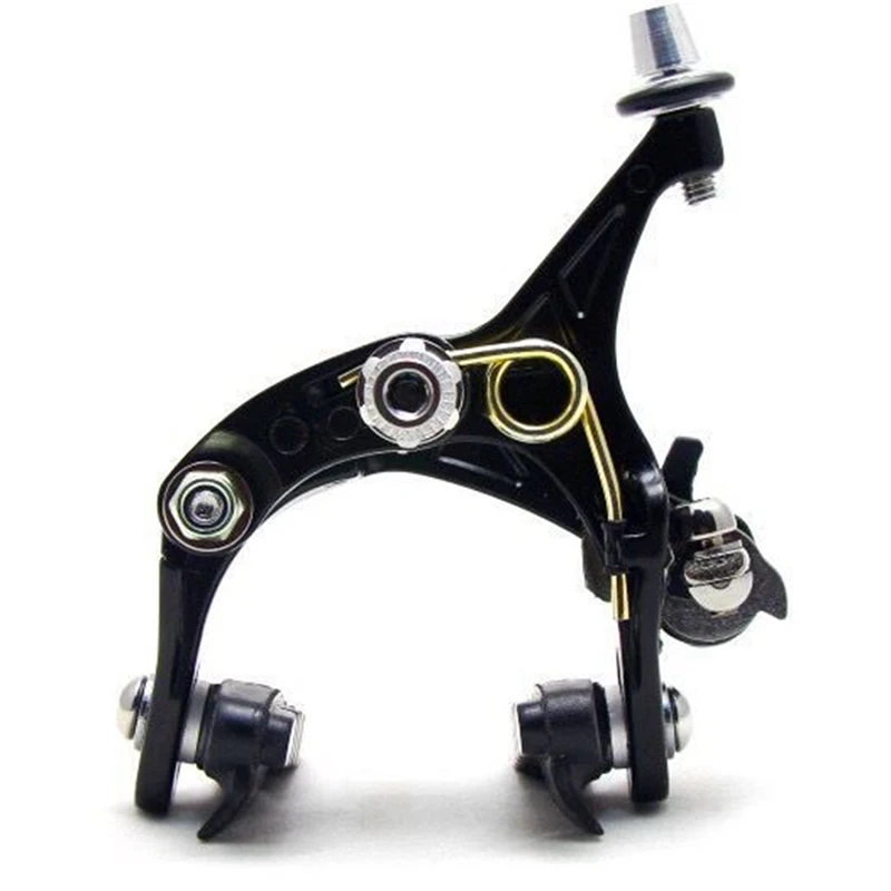 

XMFOX AS2.3 Bicycle Brake Racing Road Dual Pivot Bike Aluminum Side Pull Caliper Brake Front Rear Brake Balck