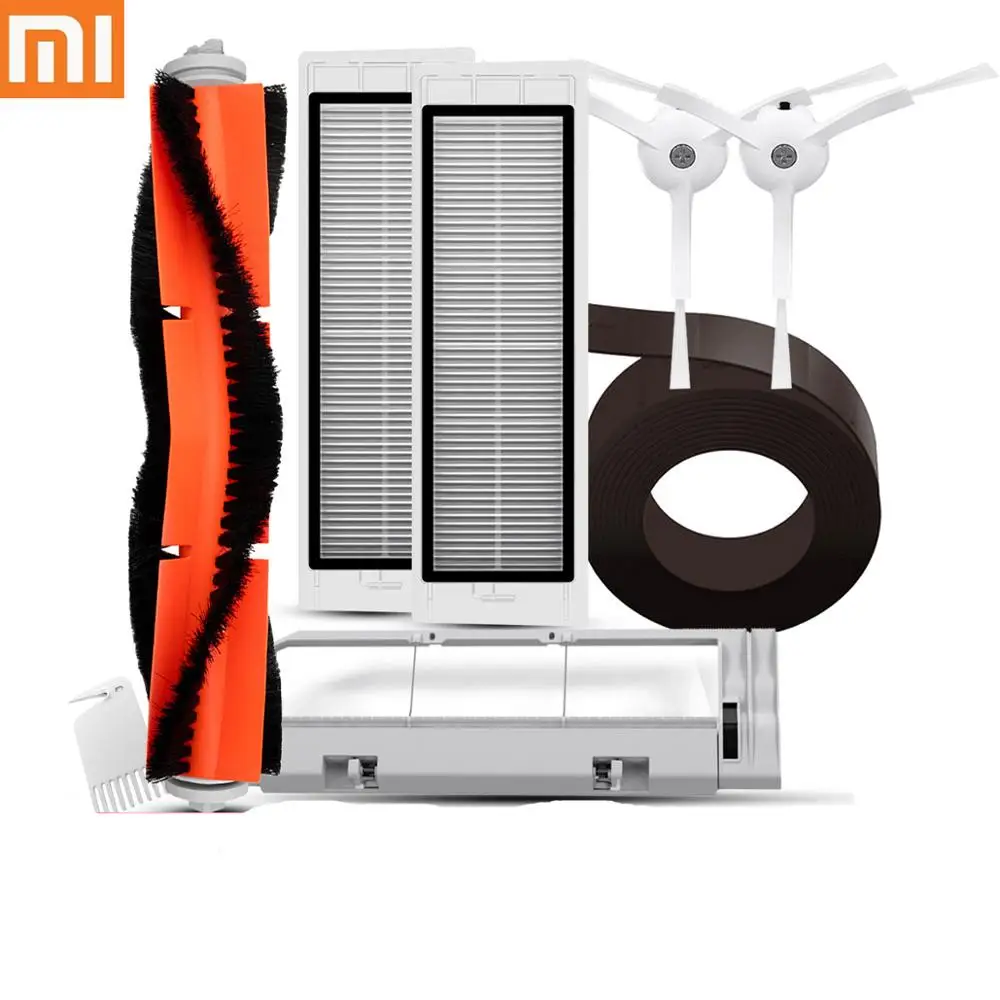 

Original XIAOMI Robot Vacuum Part Pack of HEPA Filter Main Brush Side Brush for Xiaomi mijia 1/ 1S Vacuum Cleaner S5