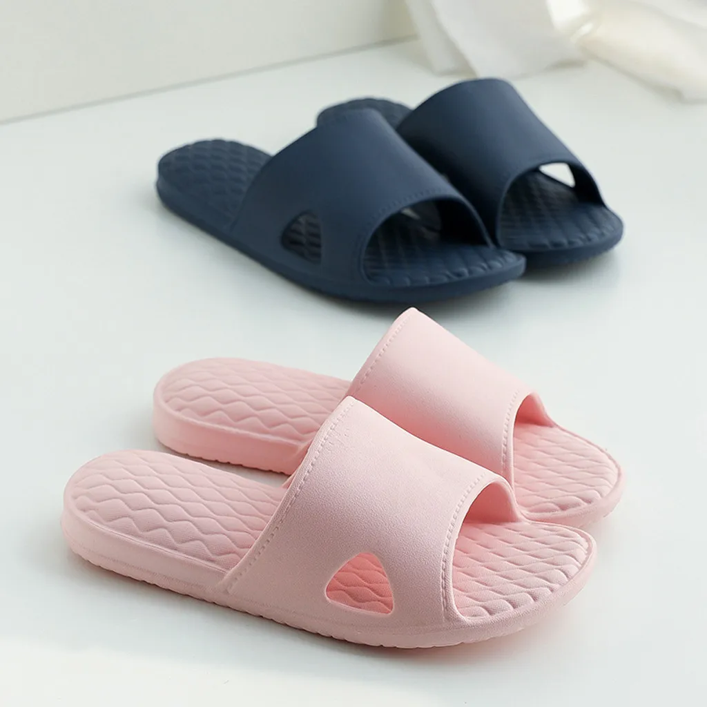 Home Bathroom Slippers For Women Summer Beach Shower Casual Shoes Family Girls Indoor Bath Slipper Non-Slip Open Toe Footwear | Обувь