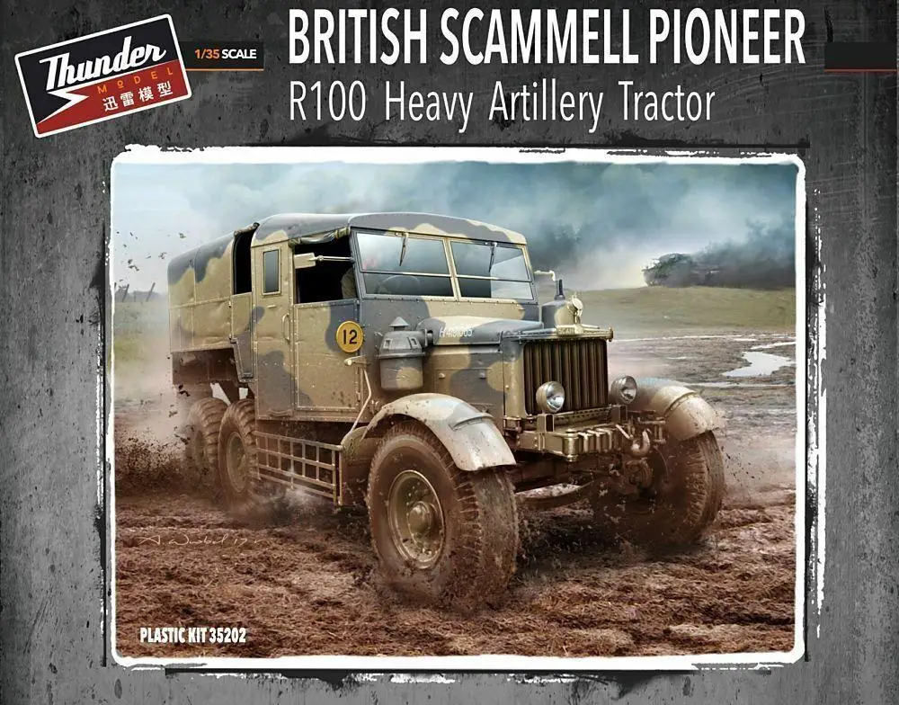 

Thunder Model 35202 1/35 Scale model Scammel Pioneer R100 Artillery tractor model kit