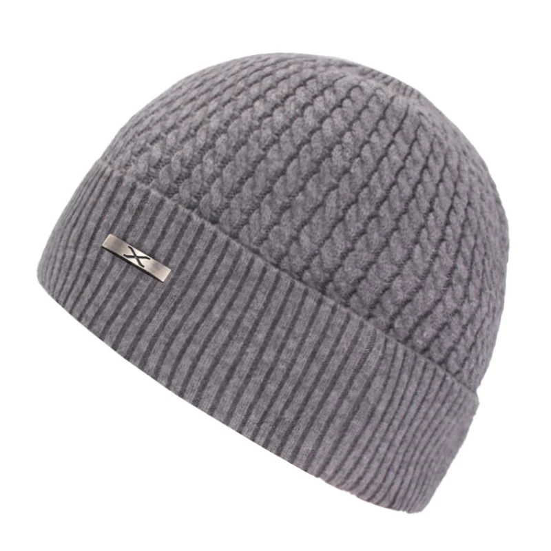 Модная зимняя шапка женская вязаная женские и мужские зимние шапки для мужчин