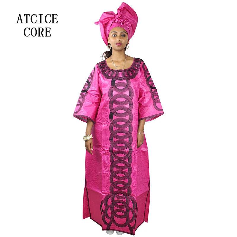 Африканские платья для женщин коллекция 2018 года Африканский базин богатый