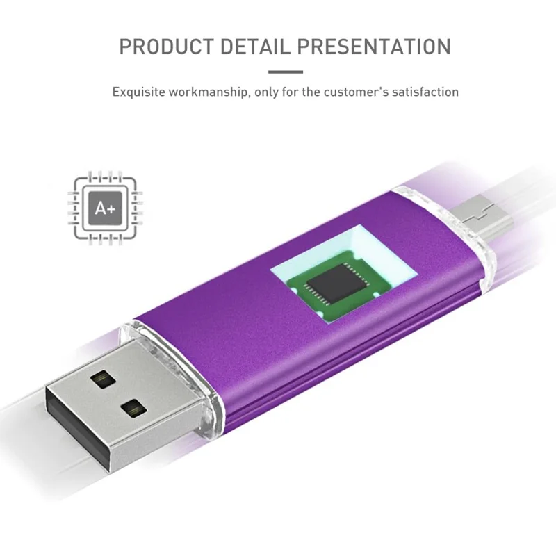 Миниатюрный флеш накопитель BINFUL 3 в 1 Type c 32 ГБ 64 128 высокоскоростной с микрофоном