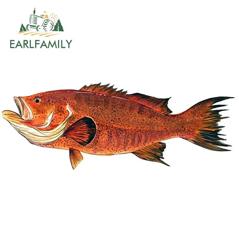EARLFAMILY 13 см x 5 красная Зеркальная Наклейка шлем оборудование охладитель рыбалка