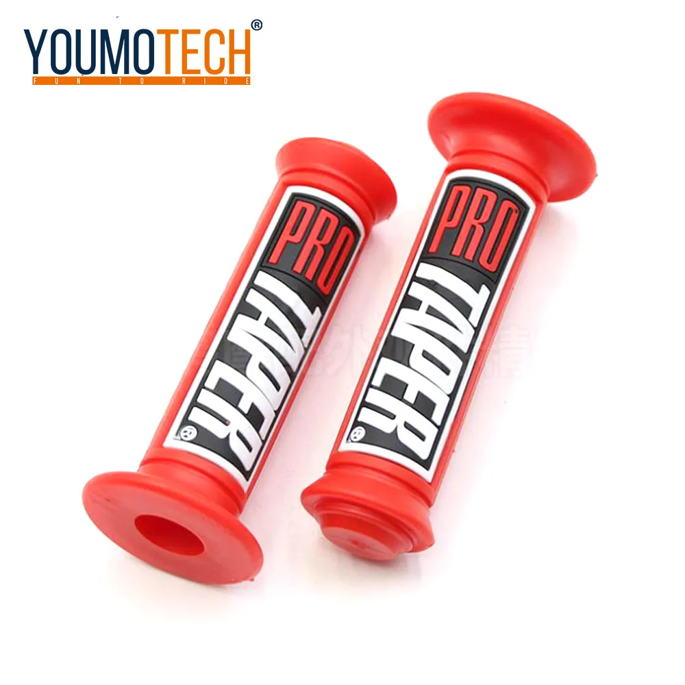 Горячая ручка MX Grip EMIG Grip для геля GP мотоцикл Грязь велосипед ямы резиновый руль twist Grip для KLX CRF - Цвет: Красный
