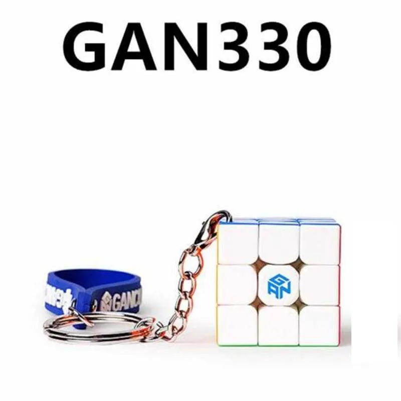 

Gan Cube 330 Magic Puzzles Keychain 3x3x3 Cubes Keyring Twist Kids Toys 30mm
