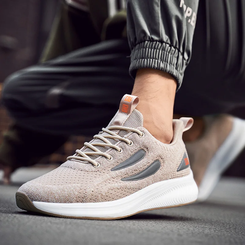 

Running Shoes Men Sport Shoes Mesh Breathable Comfortable Sneakers Summer Lightweight Non-slip Outdoor Walking Shoes Men
