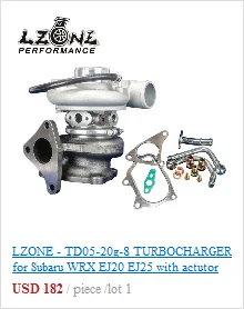 LZONE-TURBO T04Z T70 T4 фланец A/R 84 A/R 0,70 масляный холодный " V полоса турбокомпрессора T04Z-1 JR-TURBO40