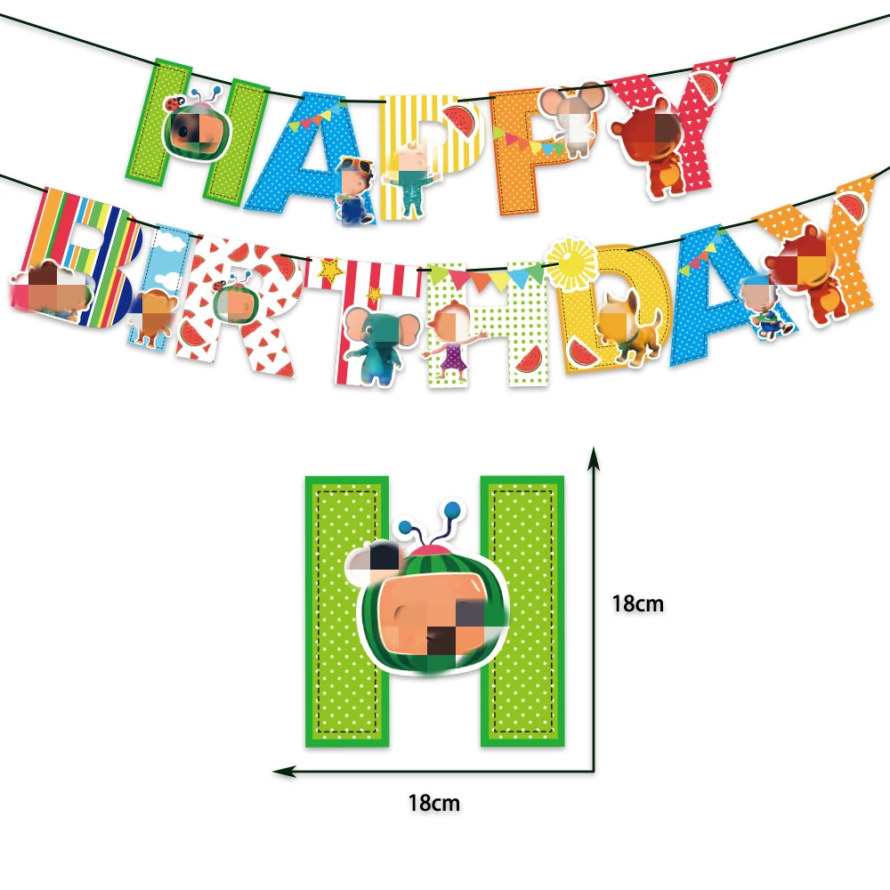

Banner Kids Party Decoration for Baby Birthday Flag Photography Accessories