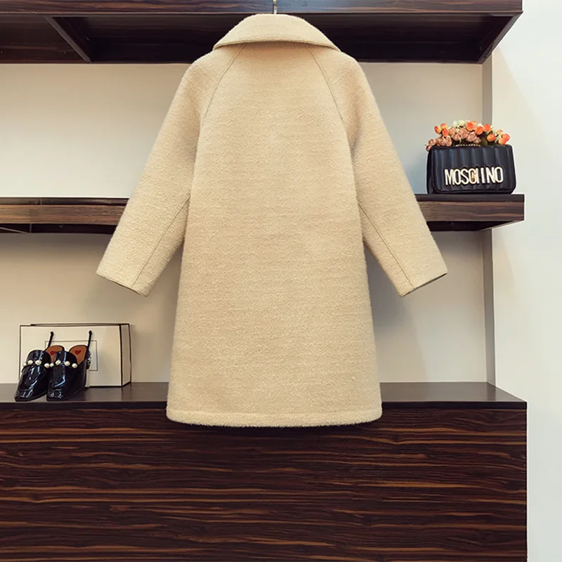 Новинка 2020 зимняя теплая куртка размера плюс Женская длинная меховая парка с