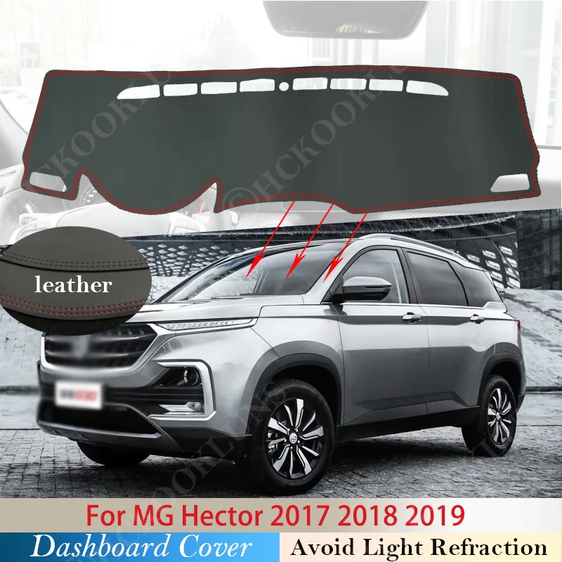 

PU Leather for Wuling Almaz for Baojun 530 for Chevrolet Captiva for MG Hector 2017 2018 2019 Anti-Slip Mat Dashboard Cover Car