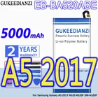 Оригинальный аккумулятор GUKEEDIANZI для Samsung Galaxy A5(2017) A520 A520F EB-BA520ABE 5000 мАч, сменный аккумулятор