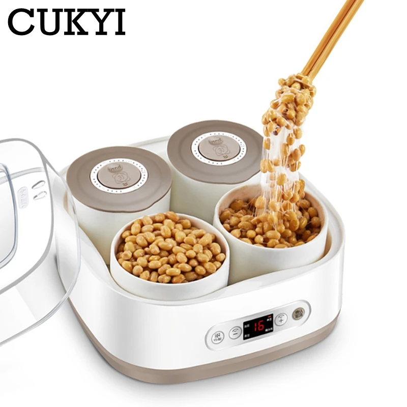 CUKYI 1.5L бытовая машина для Натто Электрический рисовое вино Йогуртницы