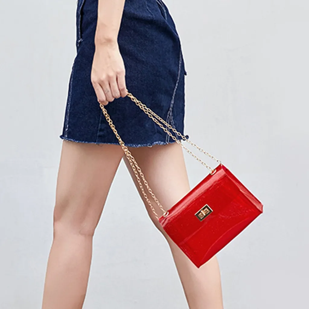 Прозрачные роскошные женские сумки дизайнерские сумка на плечо кошелек с